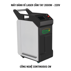 Máy đánh rỉ laser cầm tay 2000W công nghệ Continuous